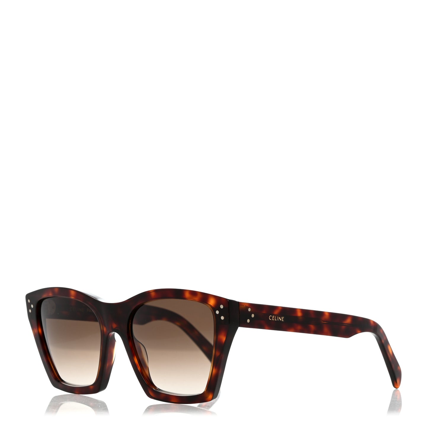 Acetate Polarized Square Sunglasses CL40090I Red Havana