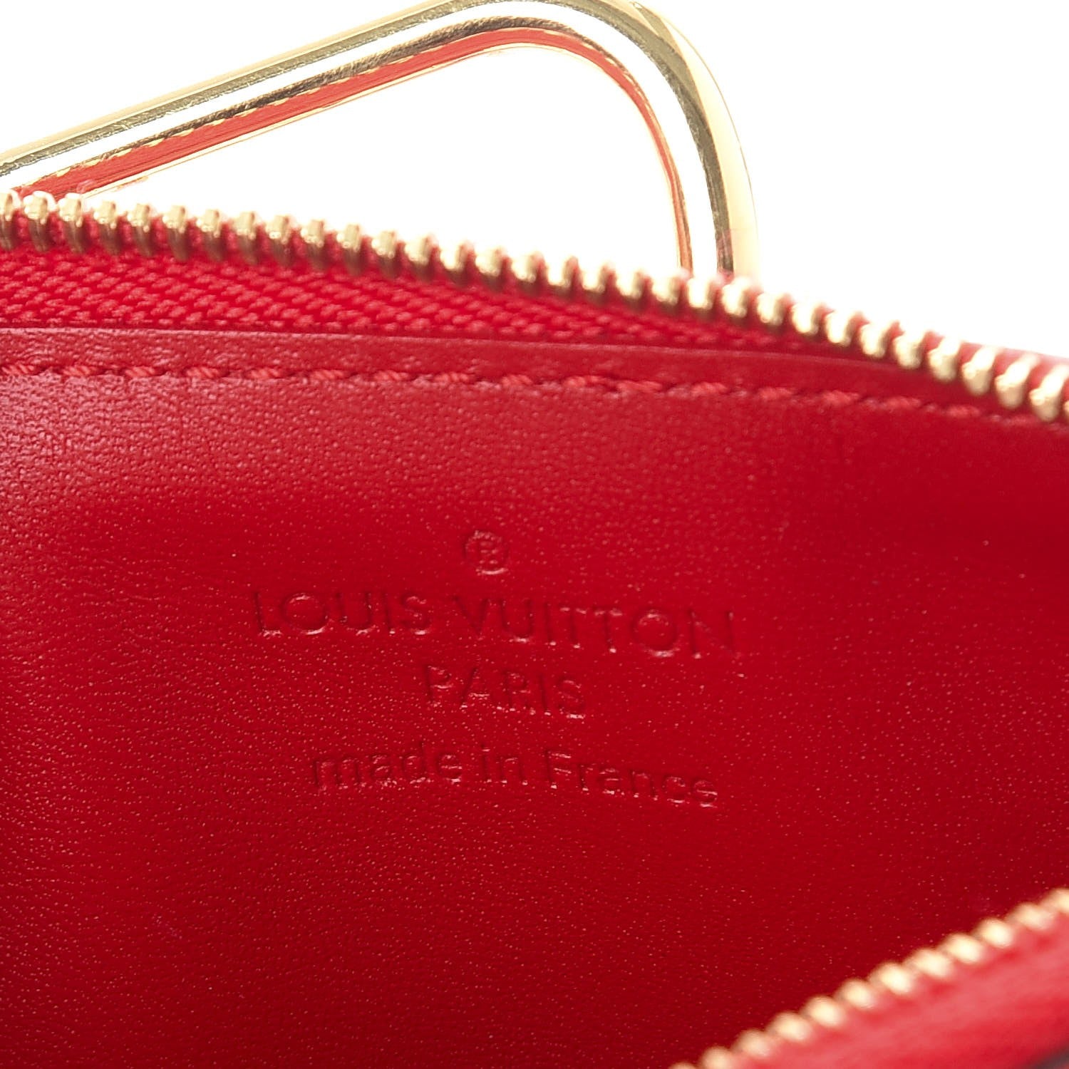 Louis Vuitton Vernis Key Pouch Pomme D'Amour 6 of 9
