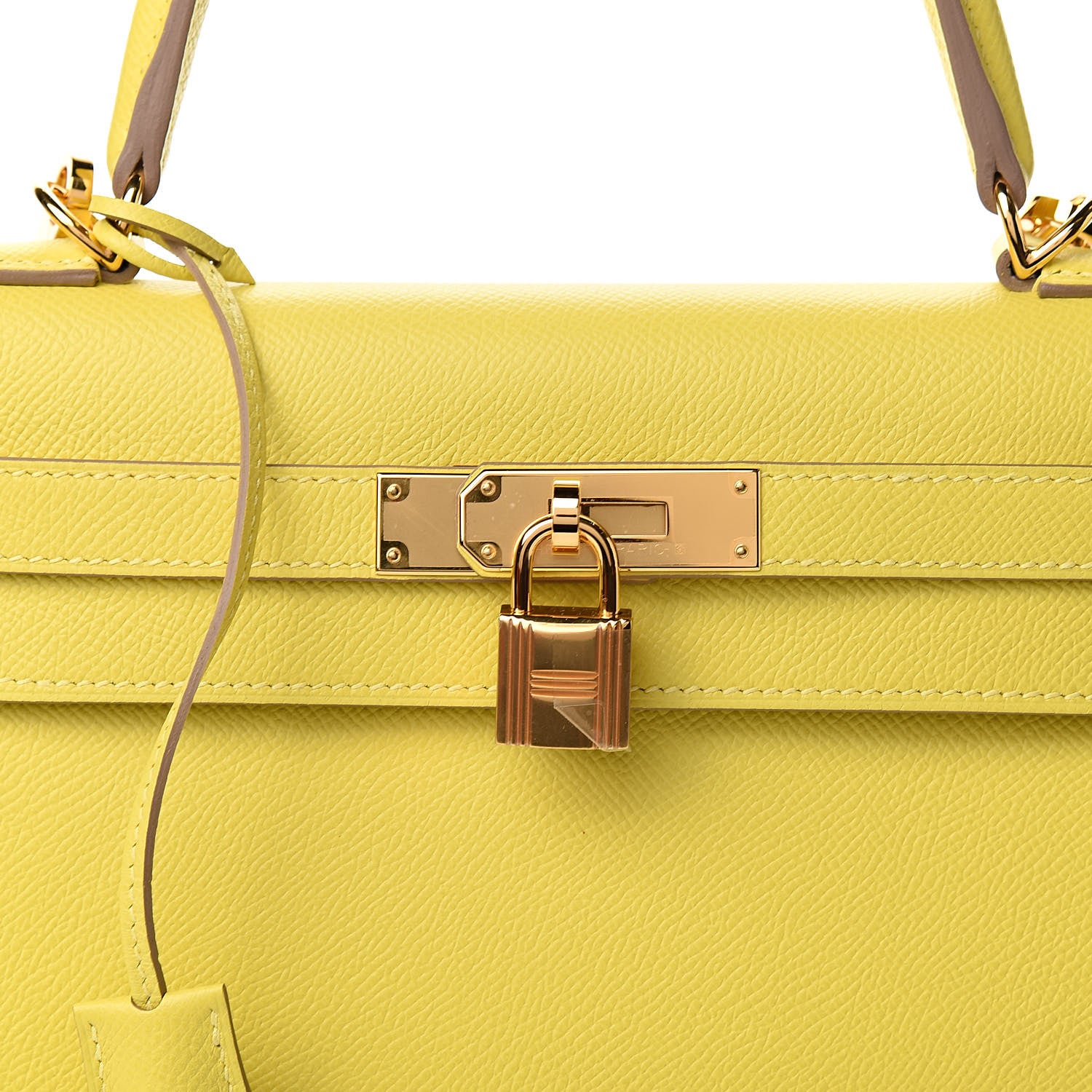 Hermes Epsom Kelly Sellier 28 Lime 33 of 36