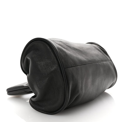 Chanel Lambskin Camellia Frame Bag Black 4 of 9
