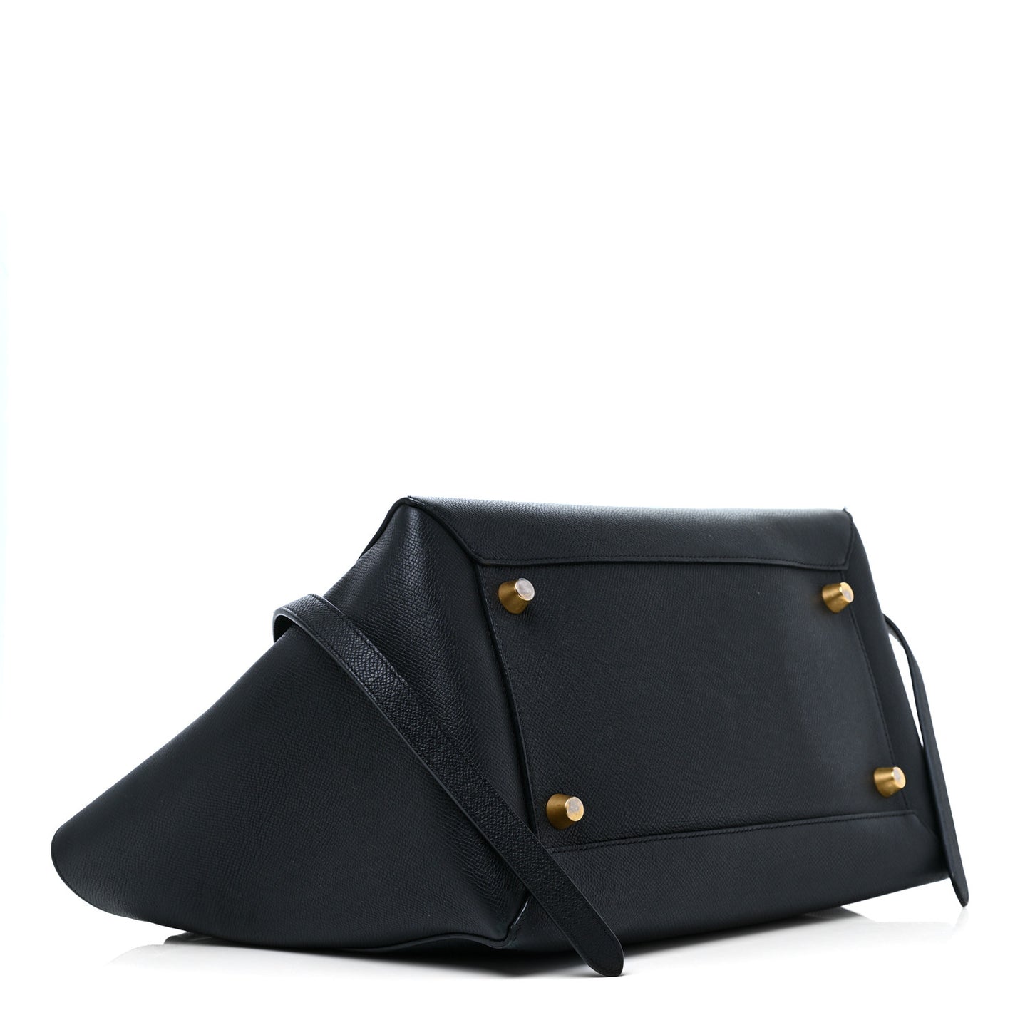 Grained Calfskin Mini Belt Bag Abyss Blue