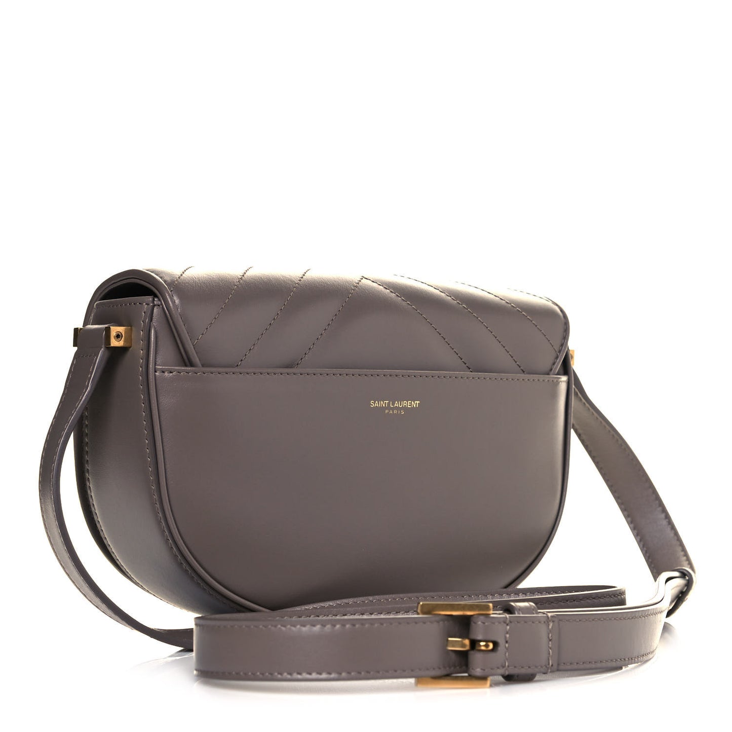 Calfskin Y Quilted Small Joan Satchel Warm Taupe