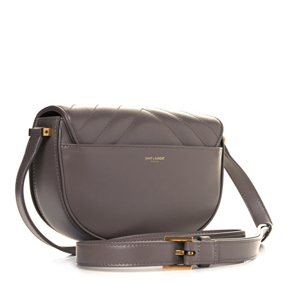 Saint Laurent Calfskin Y Quilted Small Joan Satchel Warm Taupe 4 of 11