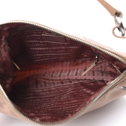 Prada Tessuto Nylon Vernice Hobo Cipria 5 of 10