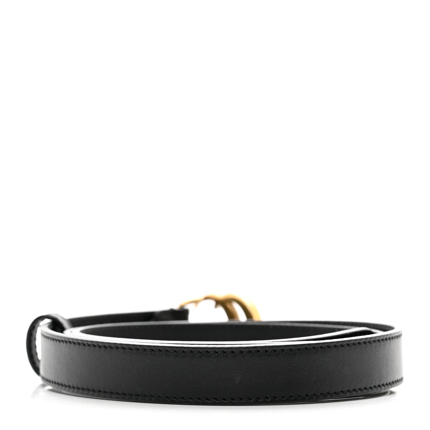 Calfskin Double G 20mm Belt 90 36 Black