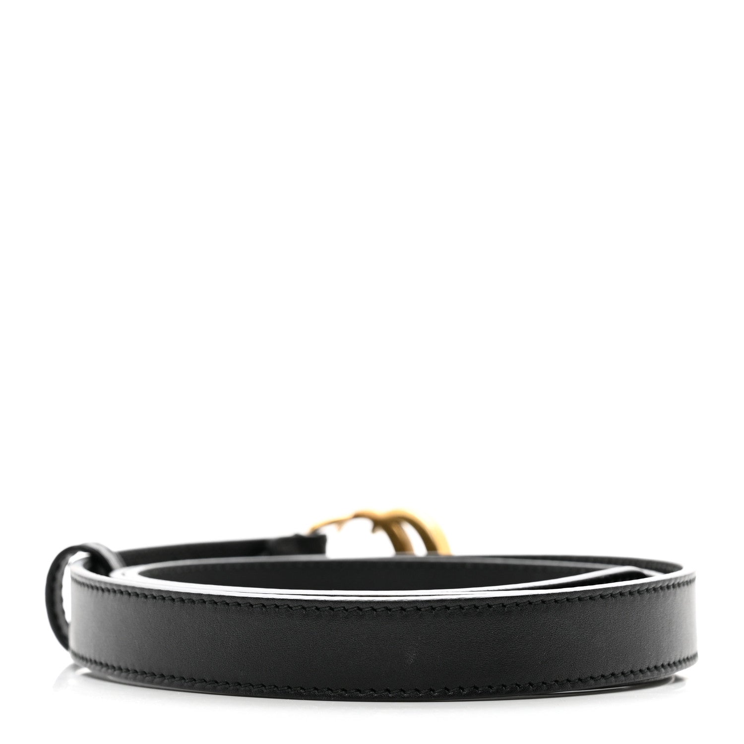 Gucci Calfskin Double G 20mm Belt 90 36 Black 2 of 4