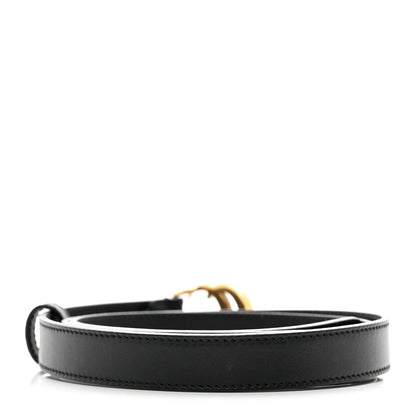 Gucci Calfskin Double G 20mm Belt 90 36 Black 2 of 4