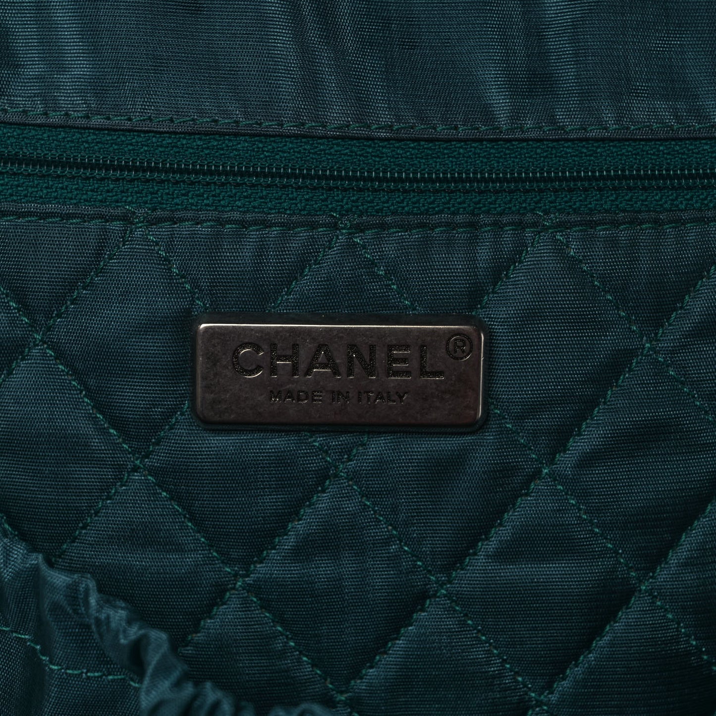 Aged Calfskin Quilted Case Trolley Black