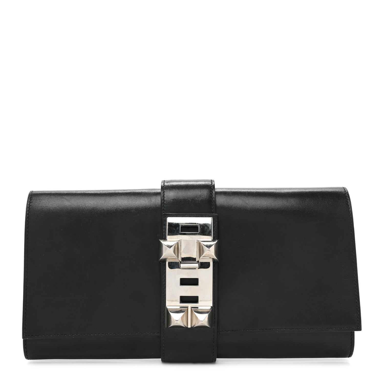 Hermes Box Medor 29 Clutch Black 1 of 15
