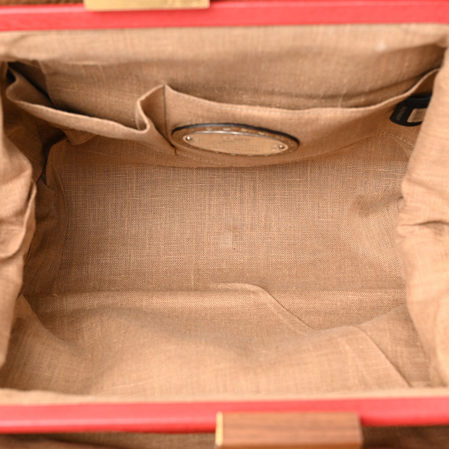 Calfskin Romano Selleria Firenze Frame Bag Saddler Red