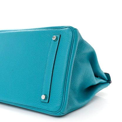 Hermes Togo Birkin 35 Turquoise 10 of 11