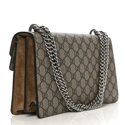 Gucci GG Supreme Monogram Small Dionysus Shoulder Bag Taupe 3 of 12