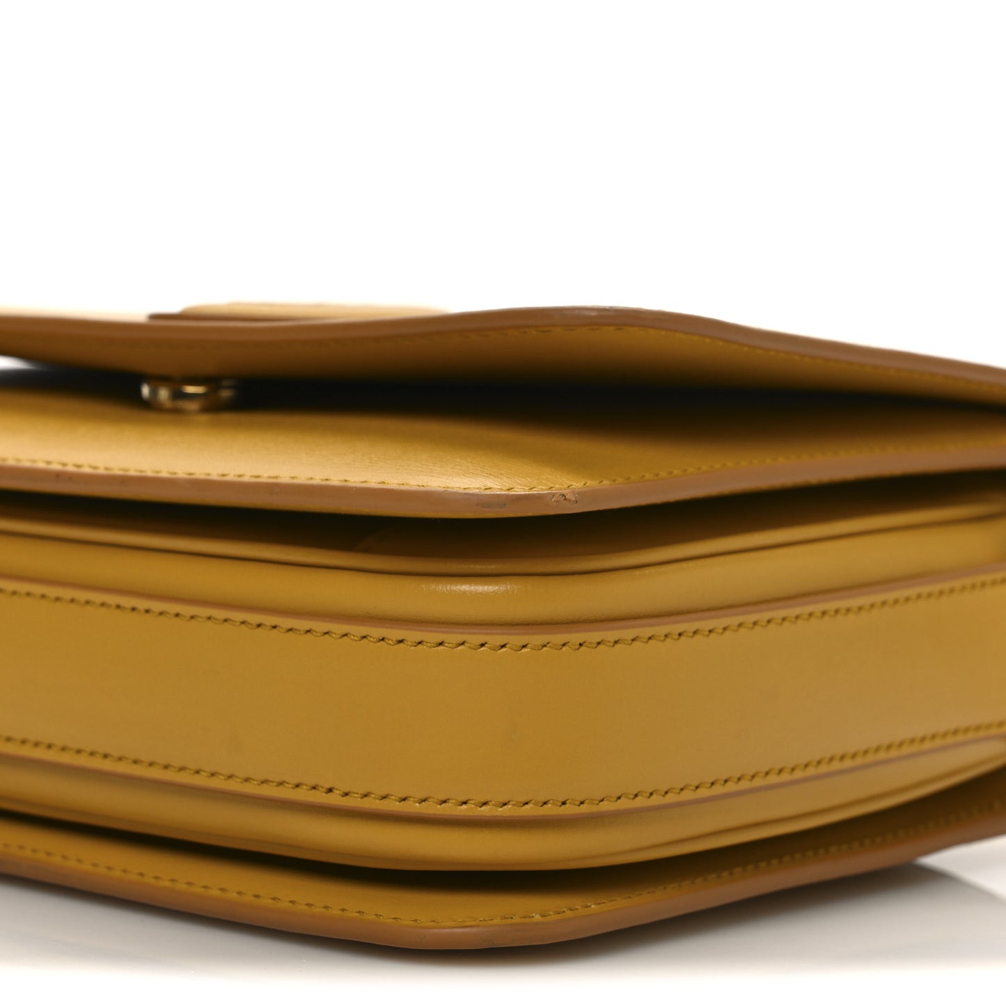 Calfskin Le 61 Shoulder Bag Yellow