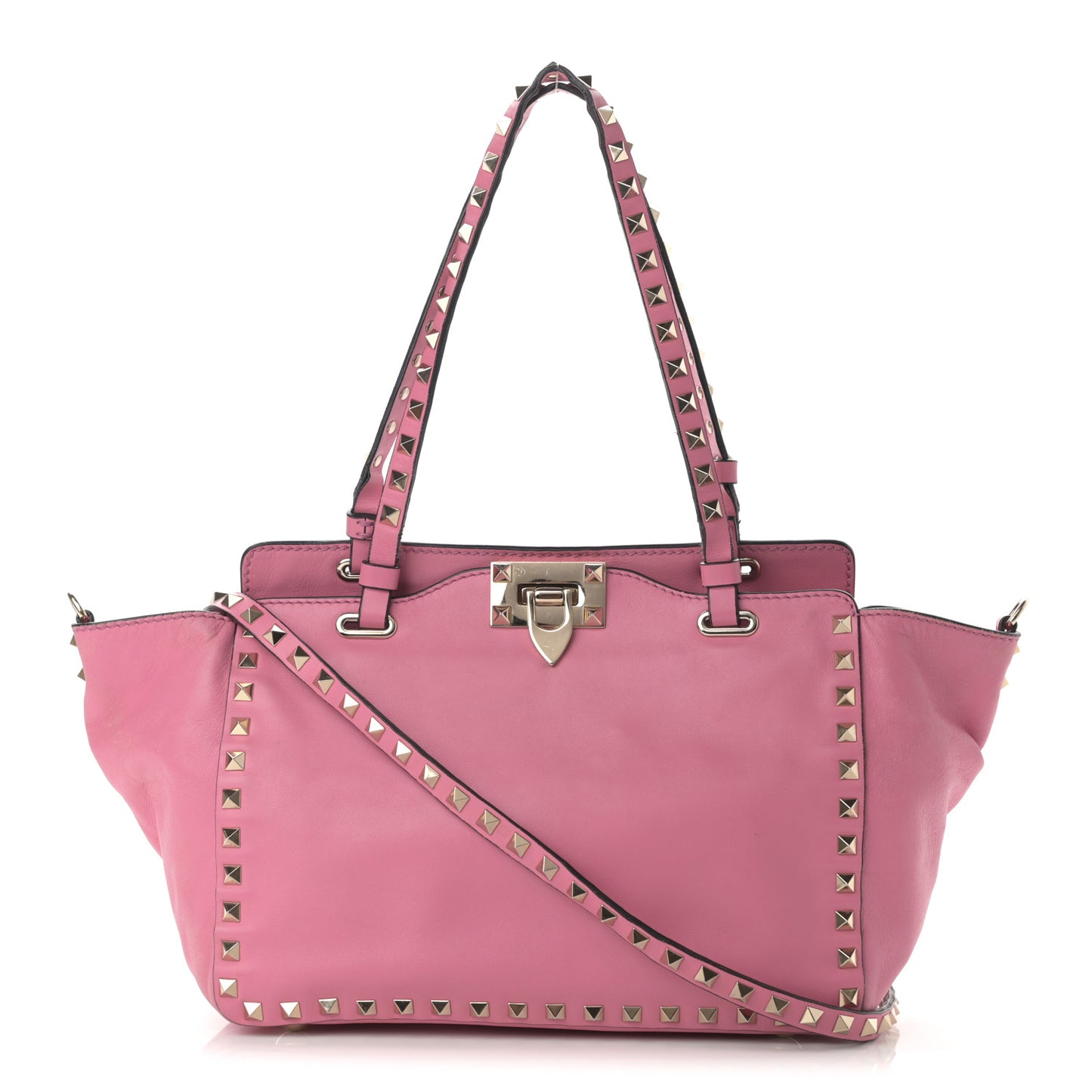 Vitello Small Rockstud Tote Ninphea