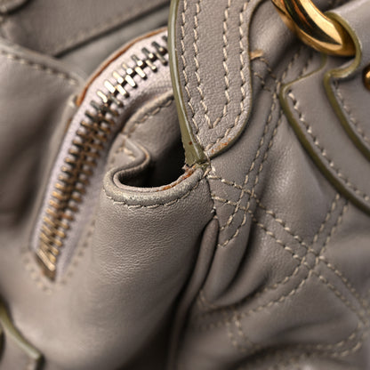 Marc Jacobs Calfskin Quilted Alyona Grey 21 of 24