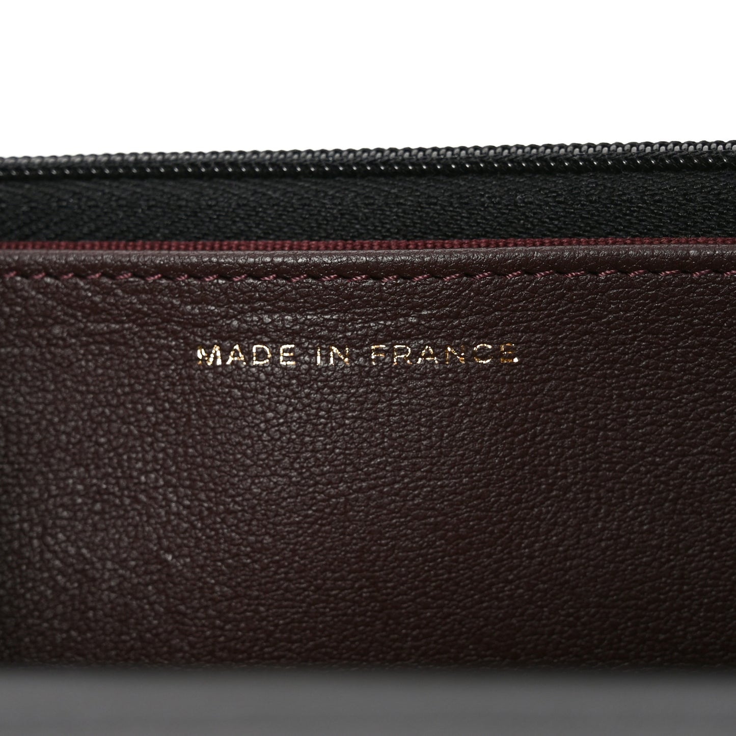Lambskin Quilted Wallet On Chain WOC Black