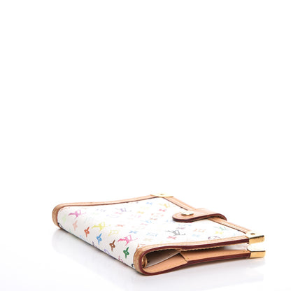 Louis Vuitton Monogram Multicolor Small Ring Agenda Cover White 4 of 11