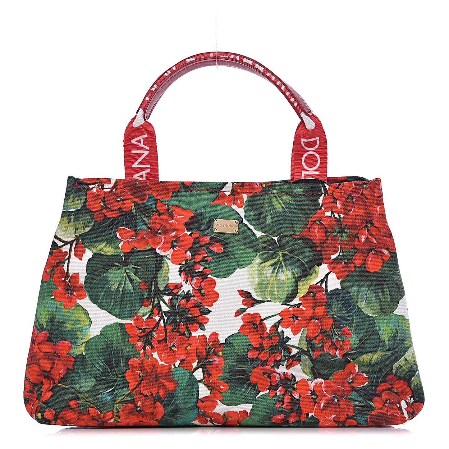 Canvas Court Printed Floral Kids Tote Red Multicolor