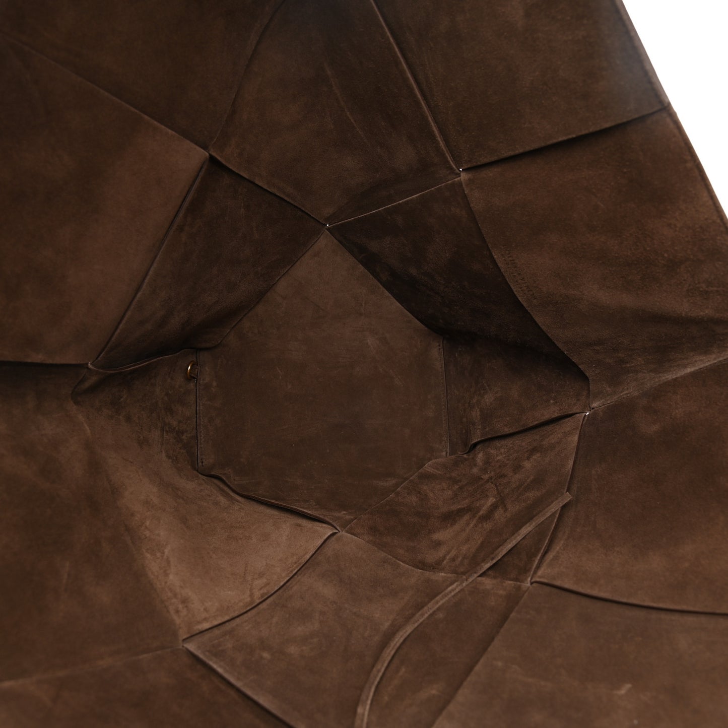 Suede Maxi Intrecciato Tote Brownie