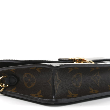 Louis Vuitton Patent Calfskin Monogram Cherrywood Chain Wallet Black 8 of 10