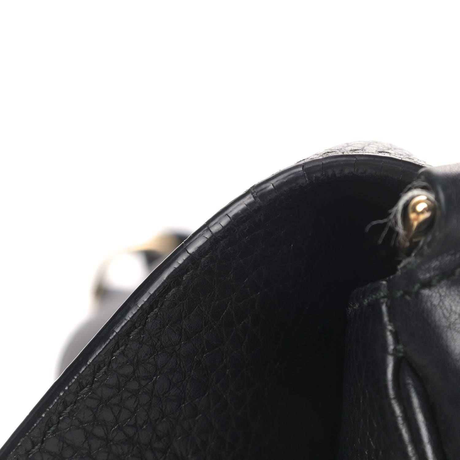 Gucci Pebbled Calfskin Medium Soho Flap Crossbody Black 9 of 10