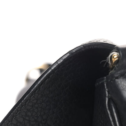 Gucci Pebbled Calfskin Medium Soho Flap Crossbody Black 9 of 10