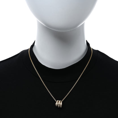 Bulgari 18K Yellow Gold Diamond Serpenti Viper Pave Pendant Necklace 2 of 4