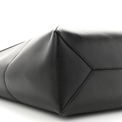 Loewe Shiny Calfskin Medium Puzzle Fold Tote Black 8 of 10