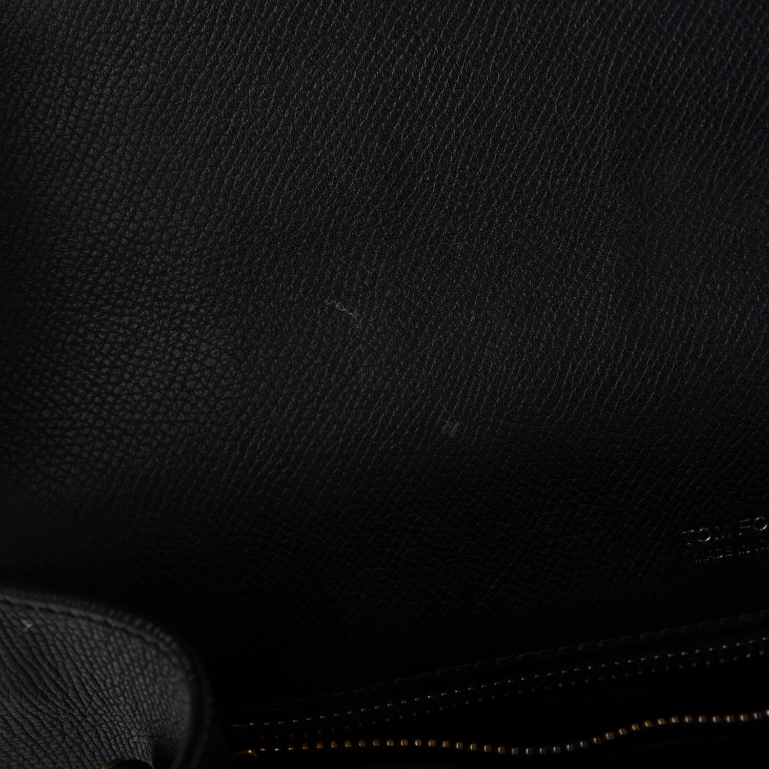 Tom Ford Calfskin Large T Clasp Tara Crossbody Bag Black 8 of 8
