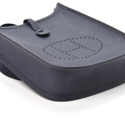 Hermes Taurillon Clemence Evelyne TPM Bleu Nuit 8 of 9