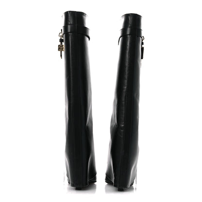 Givenchy Calfskin Shark Lock Pant Boots 36 Black 6 of 13