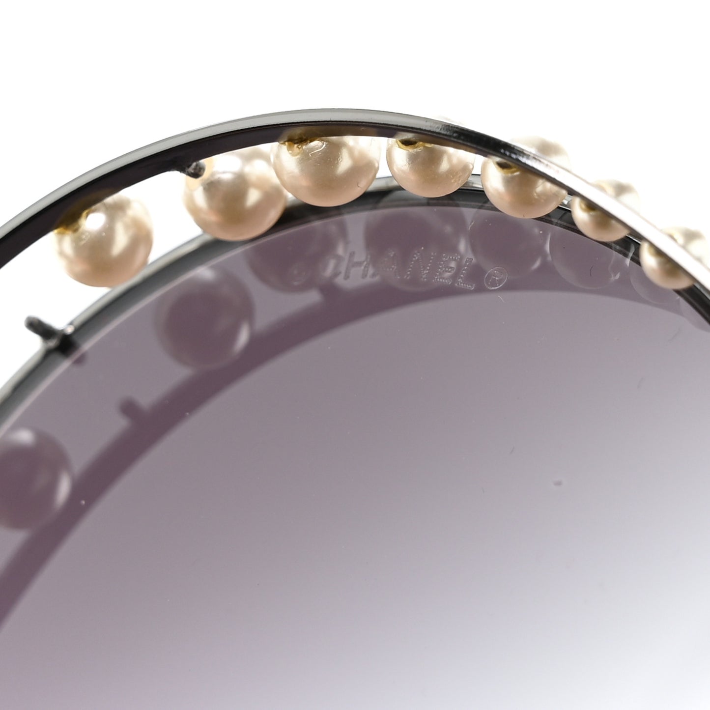 Pearl Round Sunglasses 4234-H Black