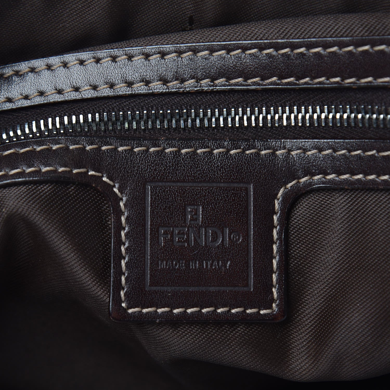 Fendi Zucca Boston Tobacco 6 of 17