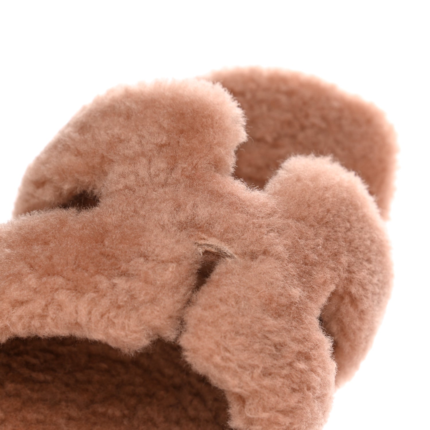 Hermes Woolskin Oran Sandals 38 Rose Aube 8 of 9