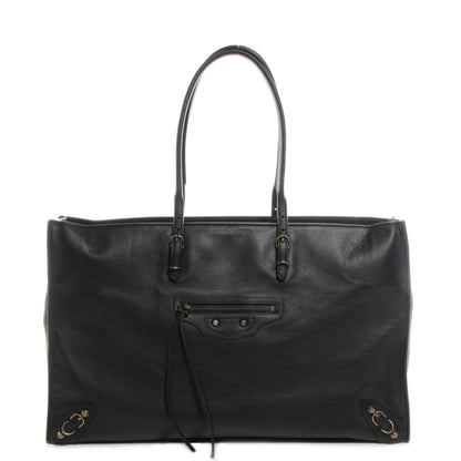 Balenciaga Veau Papier Medium Office Zip Tote Black 1 of 8