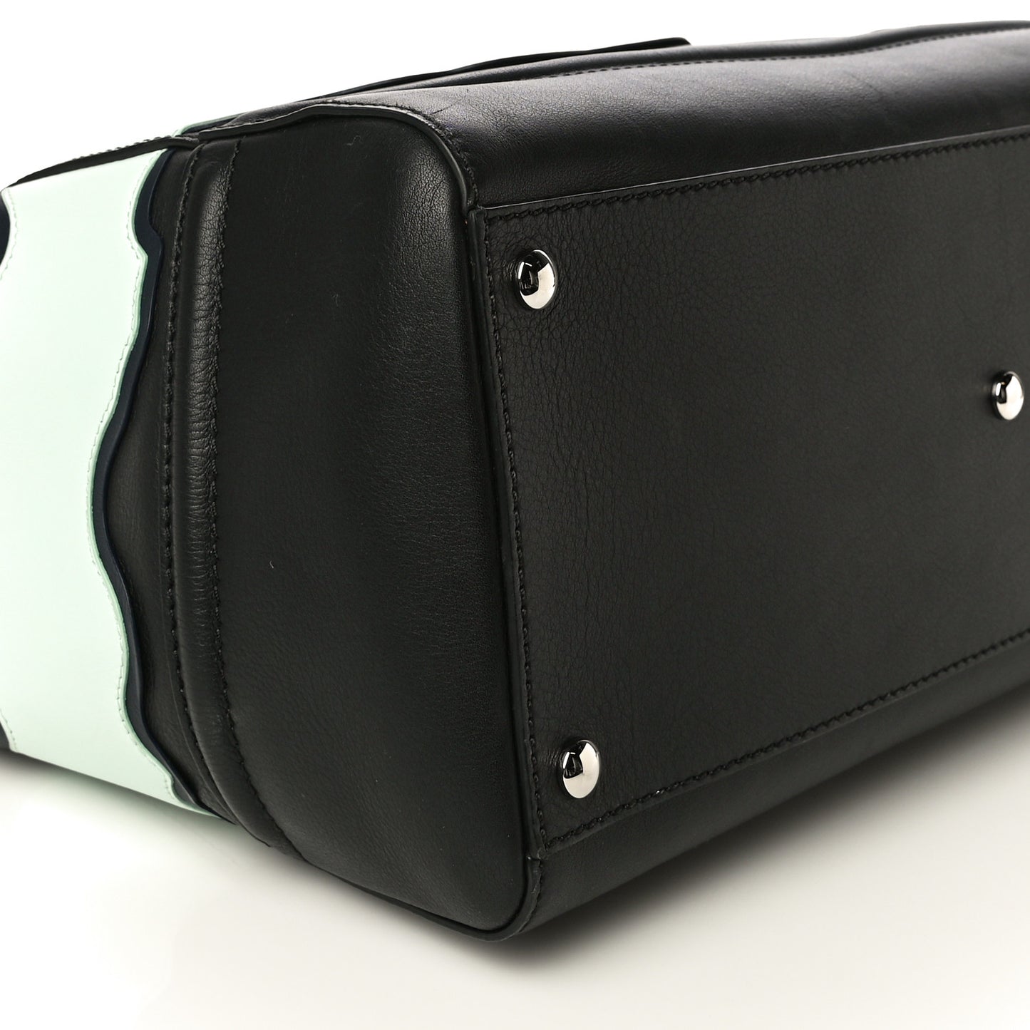 Calfskin Large Palazzo Empire Bag Black Multicolor