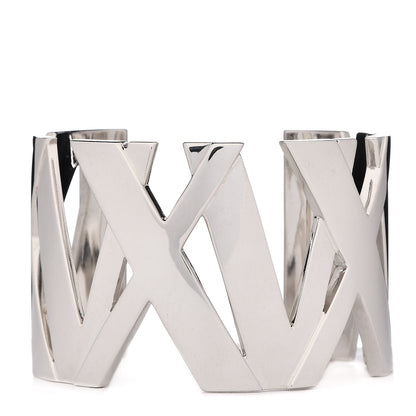 Tiffany Sterling Silver Wide Atlas Cuff Bracelet 1 of 4