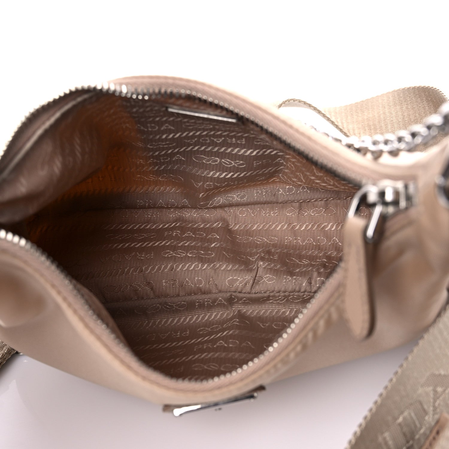 Prada Nylon Re-Edition 2005 Shoulder Bag Deserto 6 of 13
