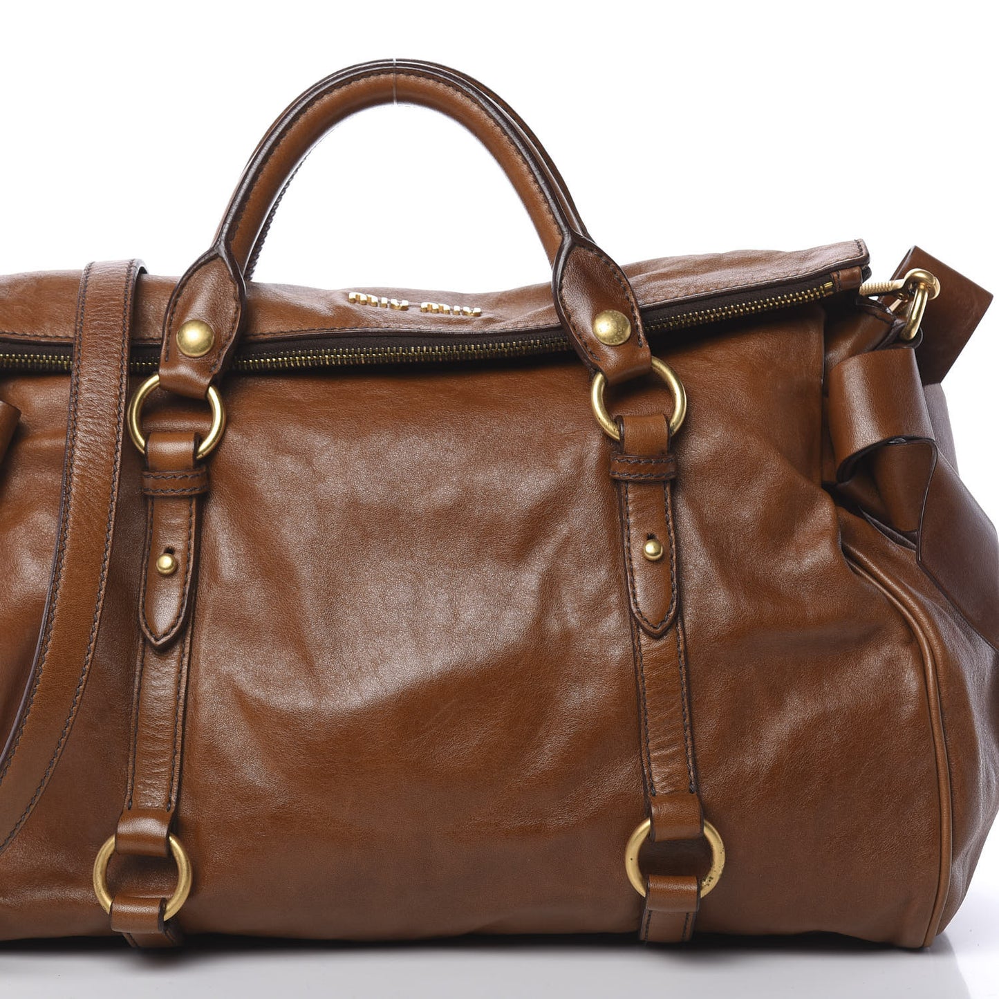 Vitello Medium Bow Bag Palissandro