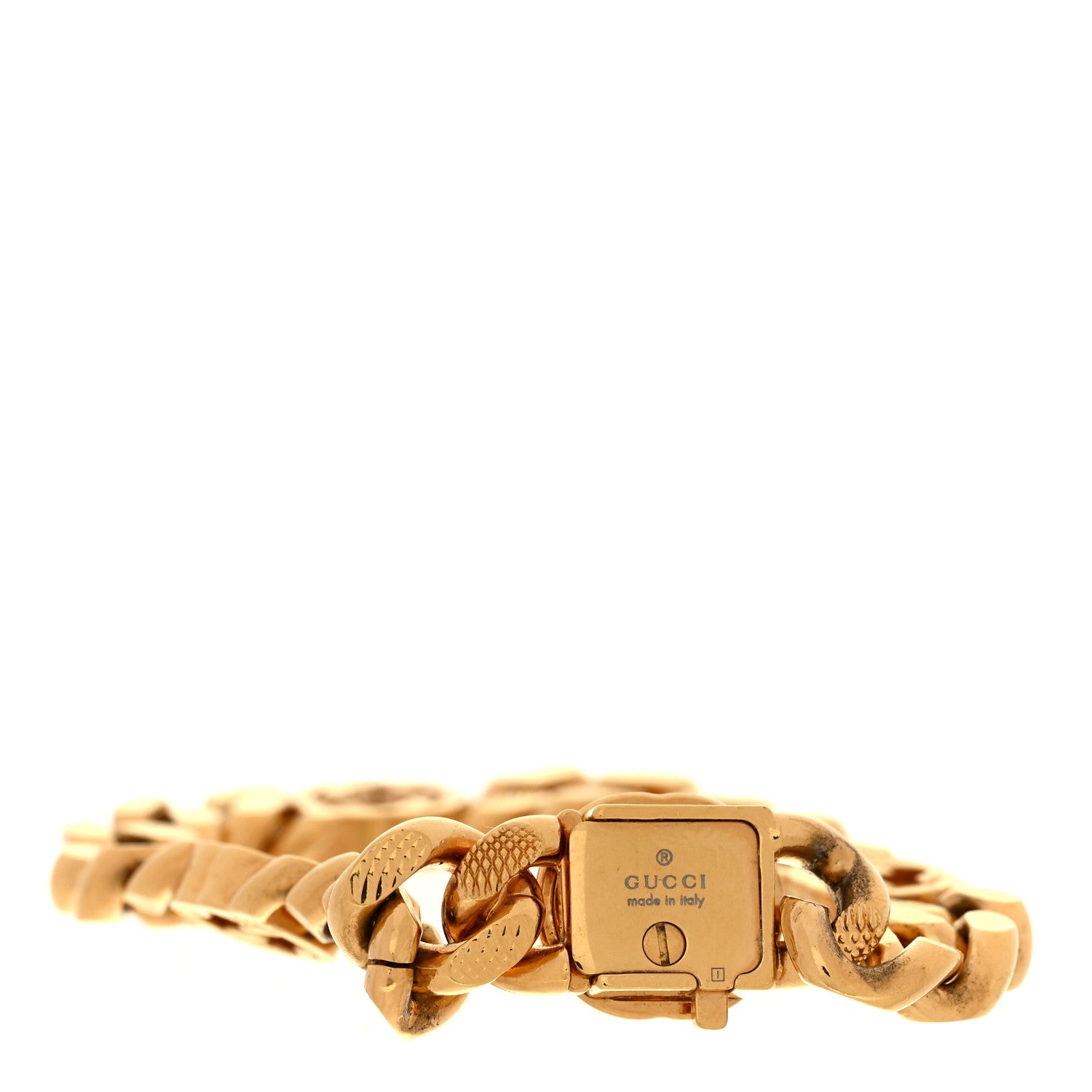 Gucci Interlocking G Curb Chain Bracelet S Gold 4 of 4