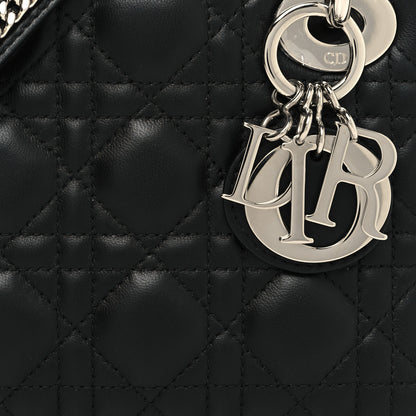 Christian Dior Lambskin Cannage Mini Lady Dior Black 8 of 12
