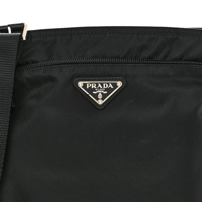 Prada Nylon Vela Flat Messenger Bag Black 7 of 10