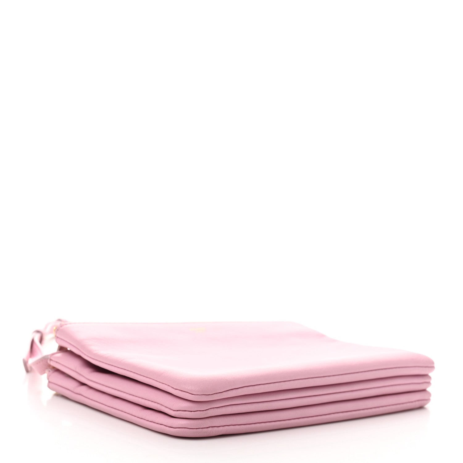 Celine Lambskin Small Trio Crossbody Bag Pink 4 of 14