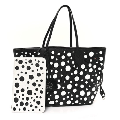 Louis Vuitton LV X YK Empreinte Neverfull MM Black White 3 of 11