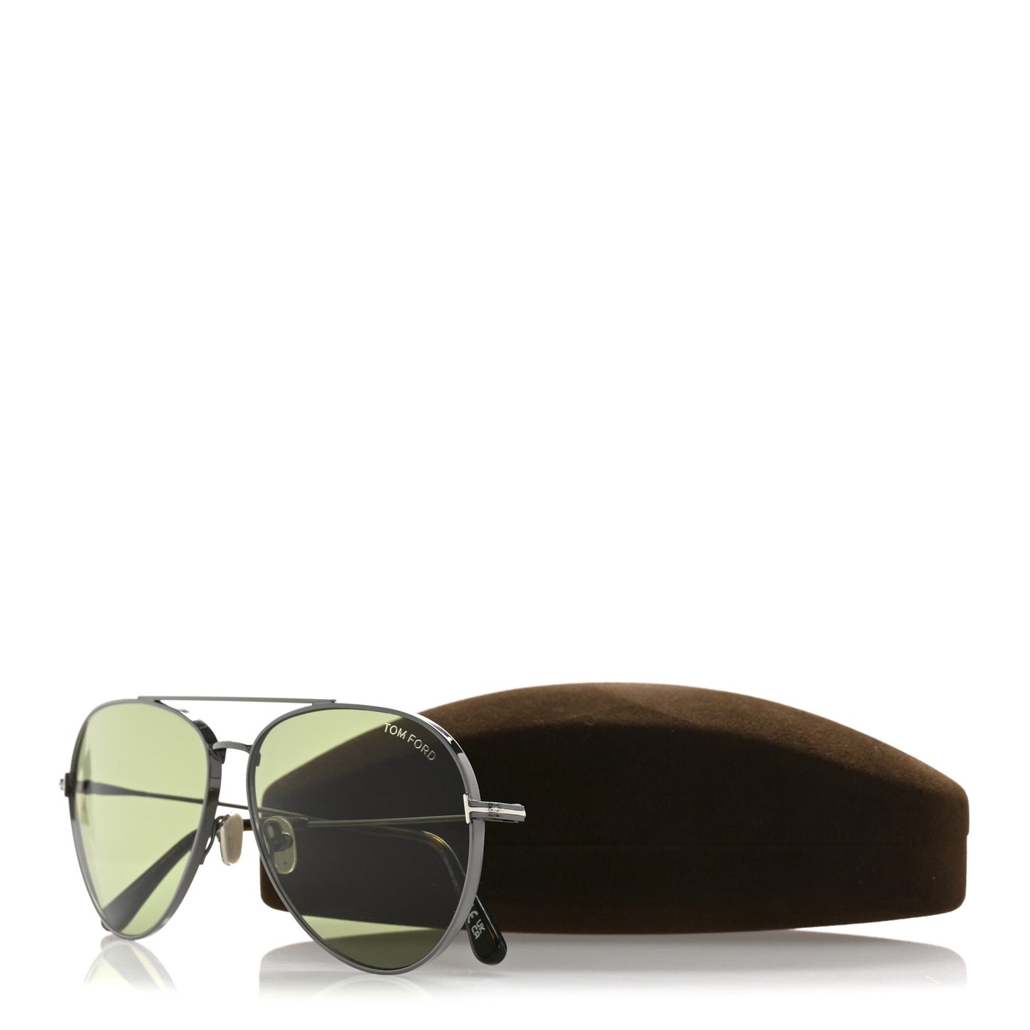 Metal Dashel-02 Sunglasses TF996 Green Silver