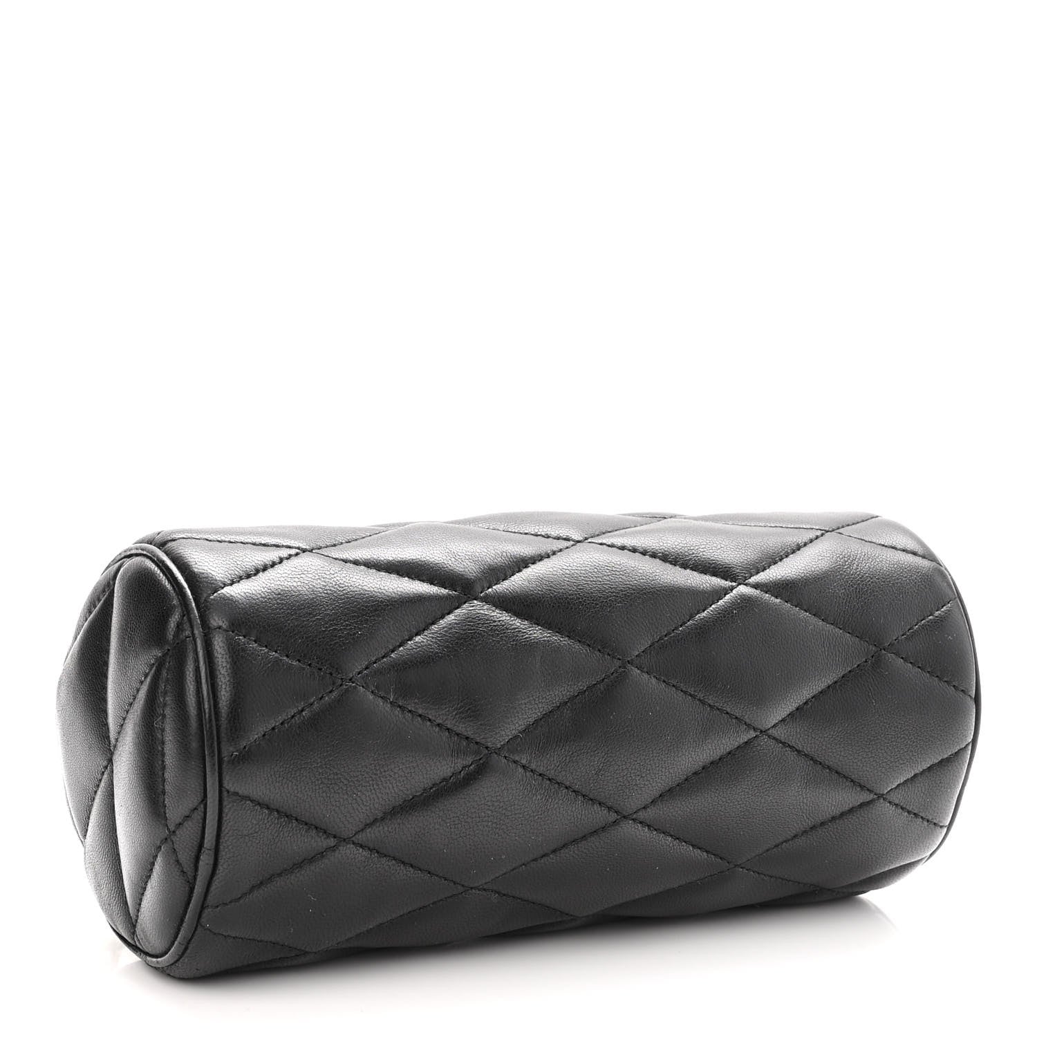 Saint Laurent Lambskin Monogram Mini Sade Tube Bag Black 4 of 10