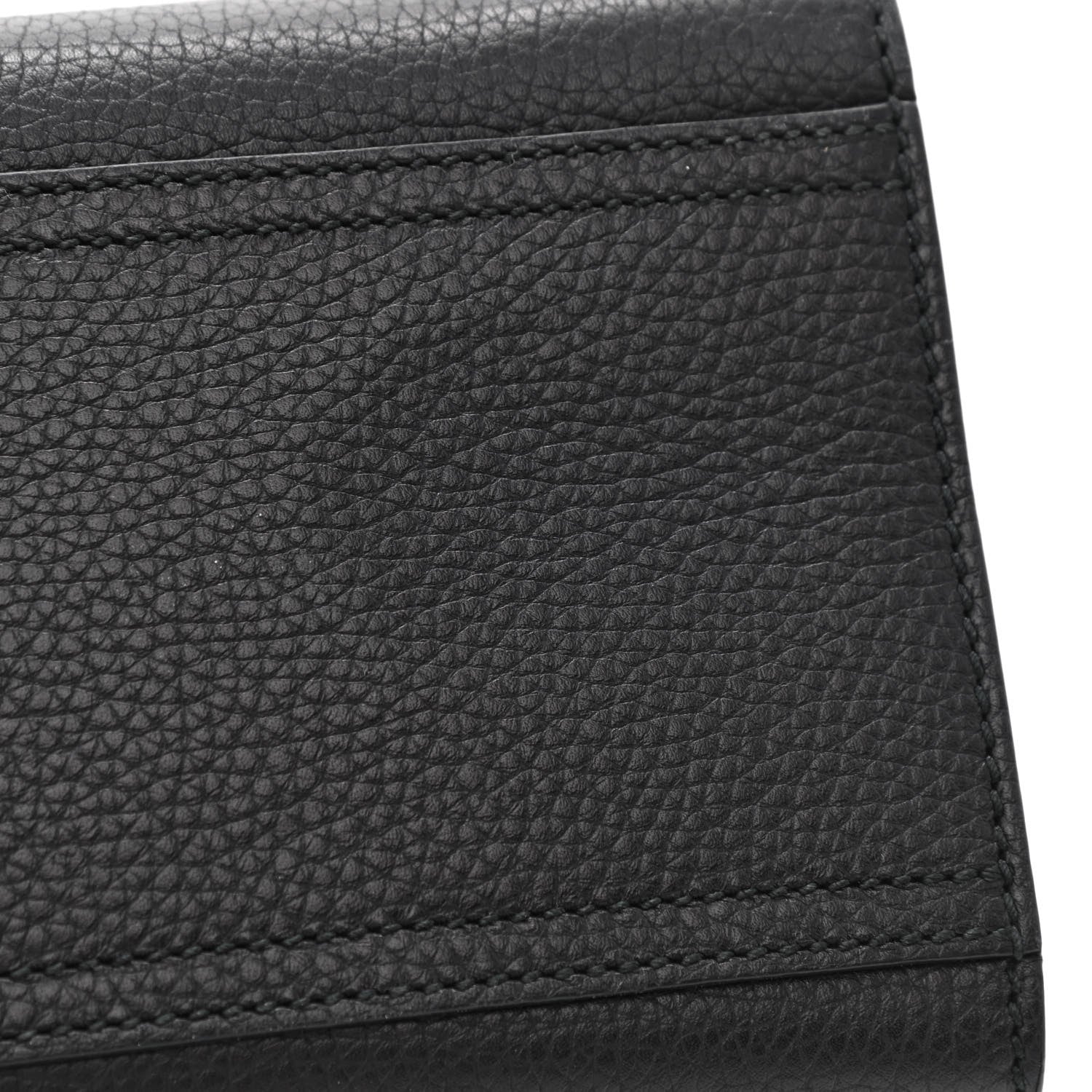 Gucci Calfskin Small GG Marmont Top Handle Bag Black 12 of 12