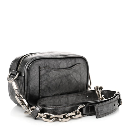 Marc Jacobs Calfskin Metallic Snapshot Camera Bag Grey 3 of 11