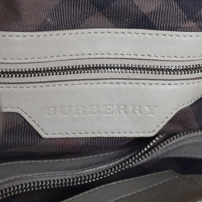 Burberry Lambskin Quilted Medium Enmore Hobo Grey 6 of 21