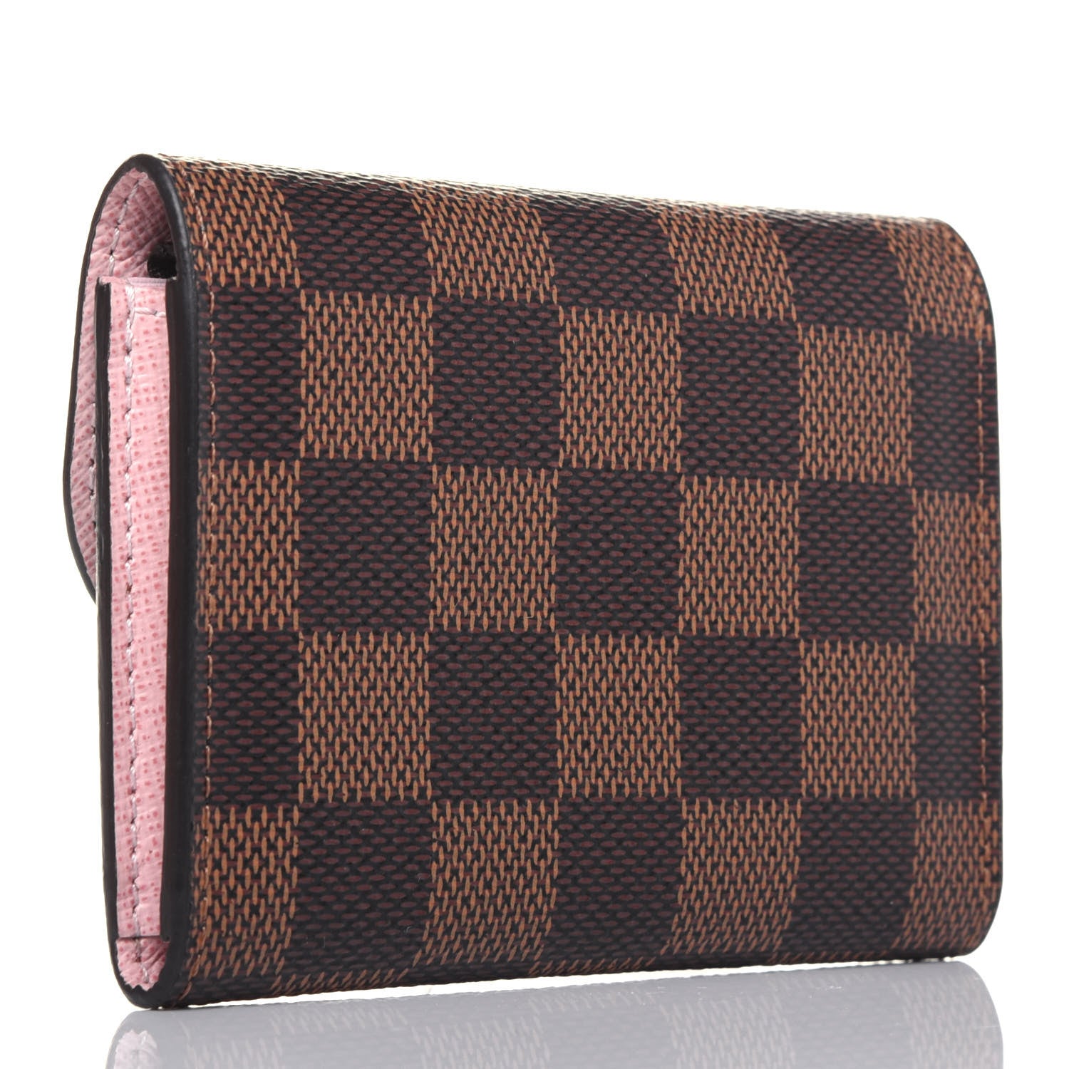 Louis Vuitton Damier Ebene Rosalie Coin Purse Rose Ballerine 3 of 9